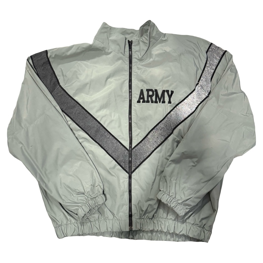 Vintage green windbreaker jacket